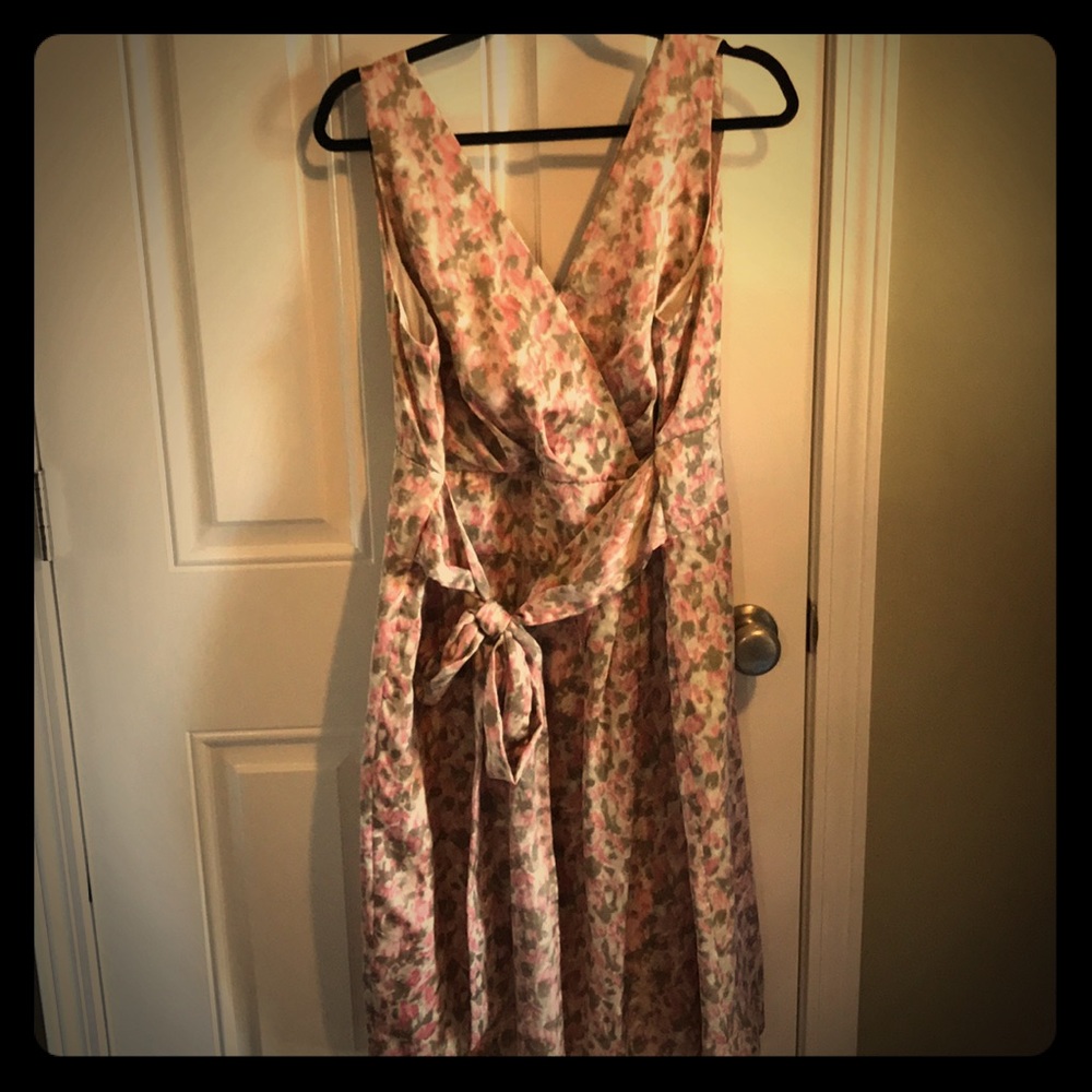 Floral Print Sleeveless Dress